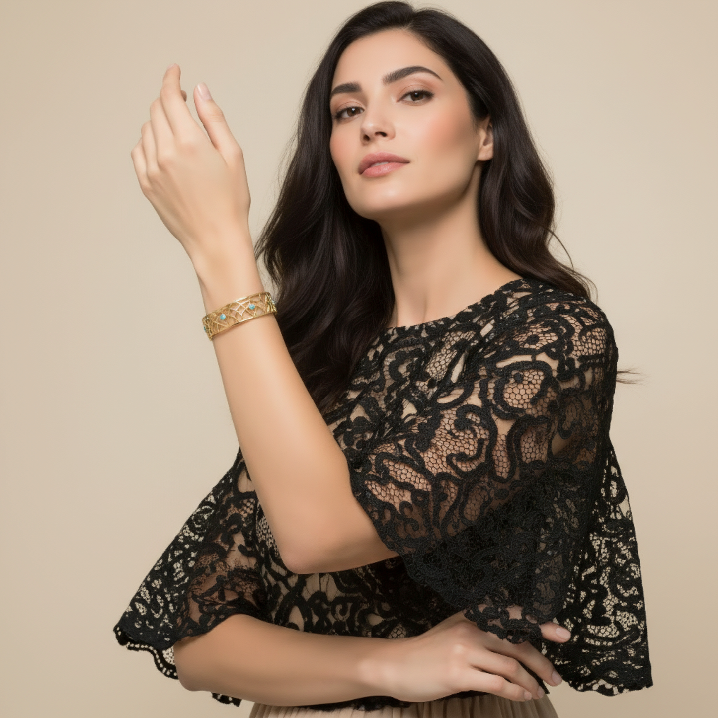 Arkata Cuff Bangle - Bourga Collections