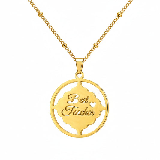 Best Teacher Necklace