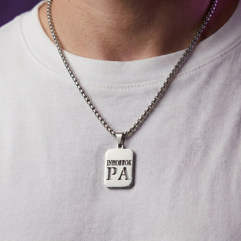 Inħobbok Pa Necklace Silver