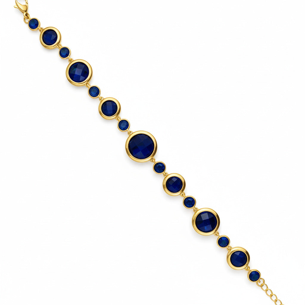 Desiderio Blu Bracelet - Bourga Collections
