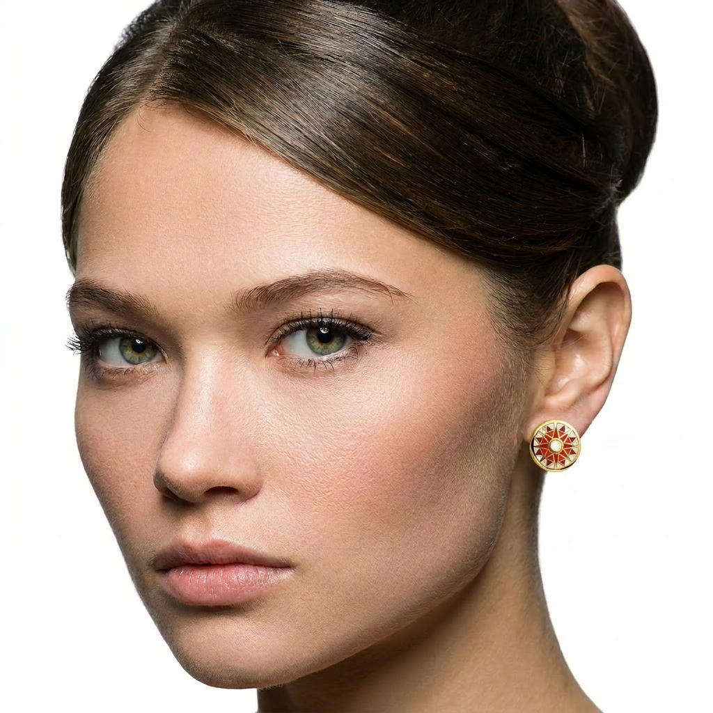 Vitrea Stud Earrings