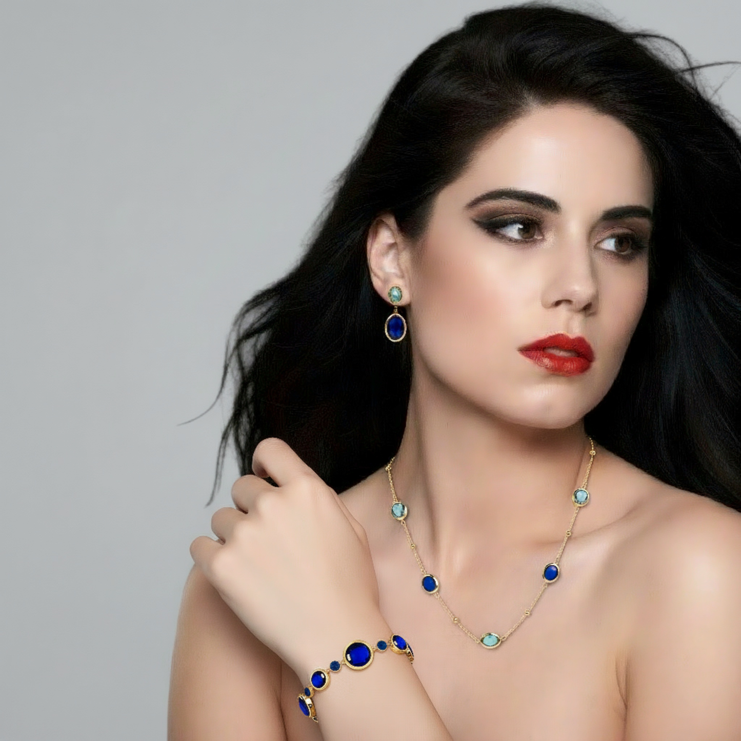 Desiderio Blu Bracelet - Bourga Collections