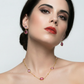 Essenza Rosa Necklace - Bourga Collections