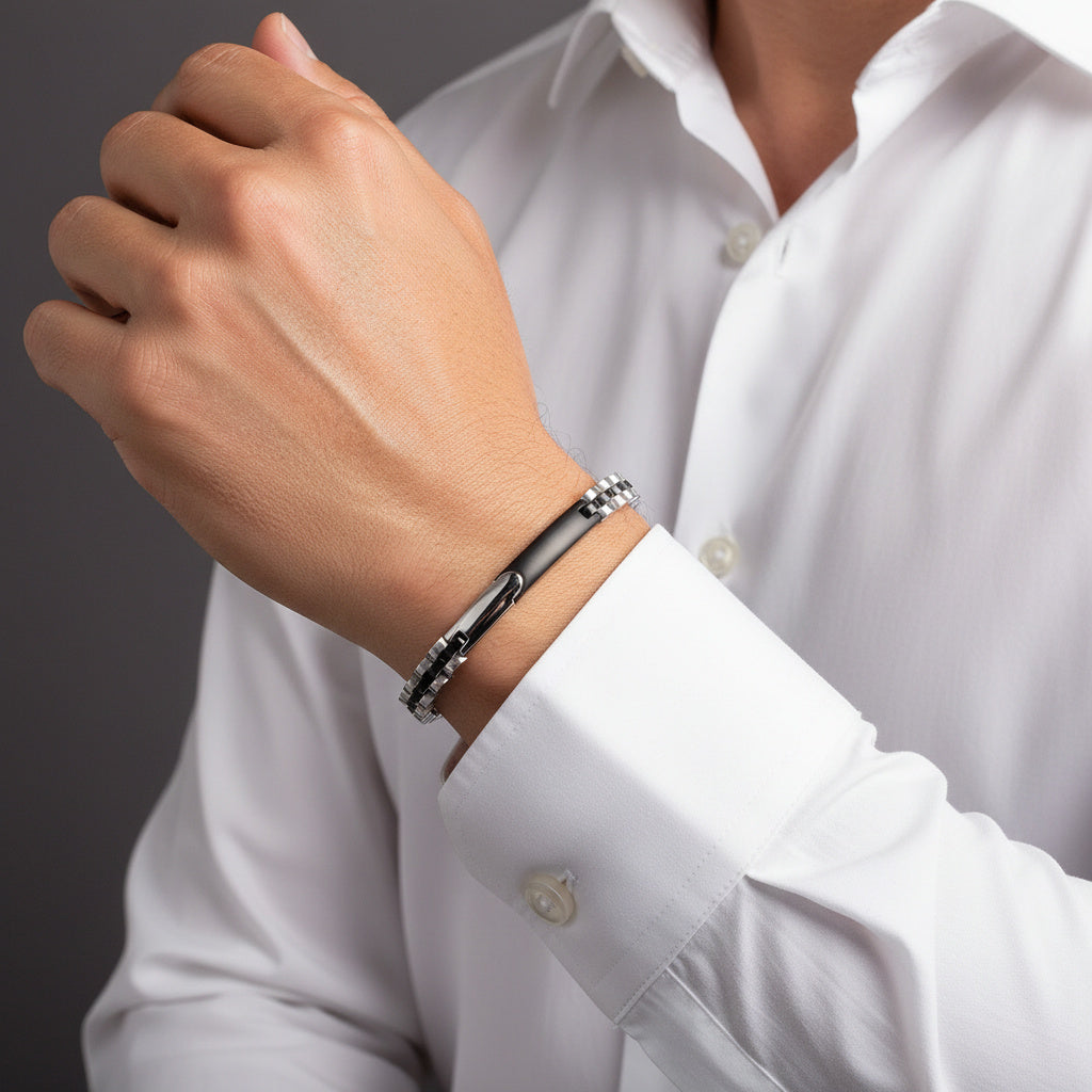 Ferro Steel & Black - Bourga Collections