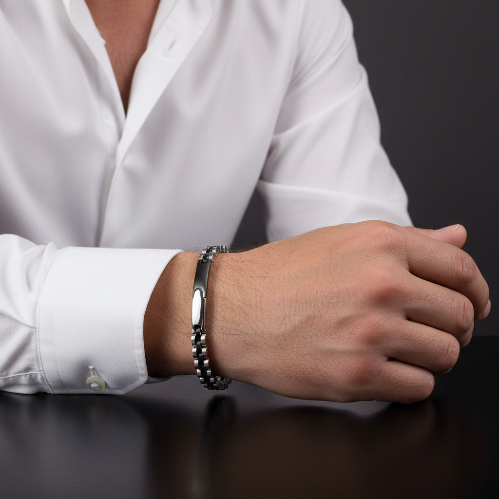 Ferro Steel & Black - Bourga Collections