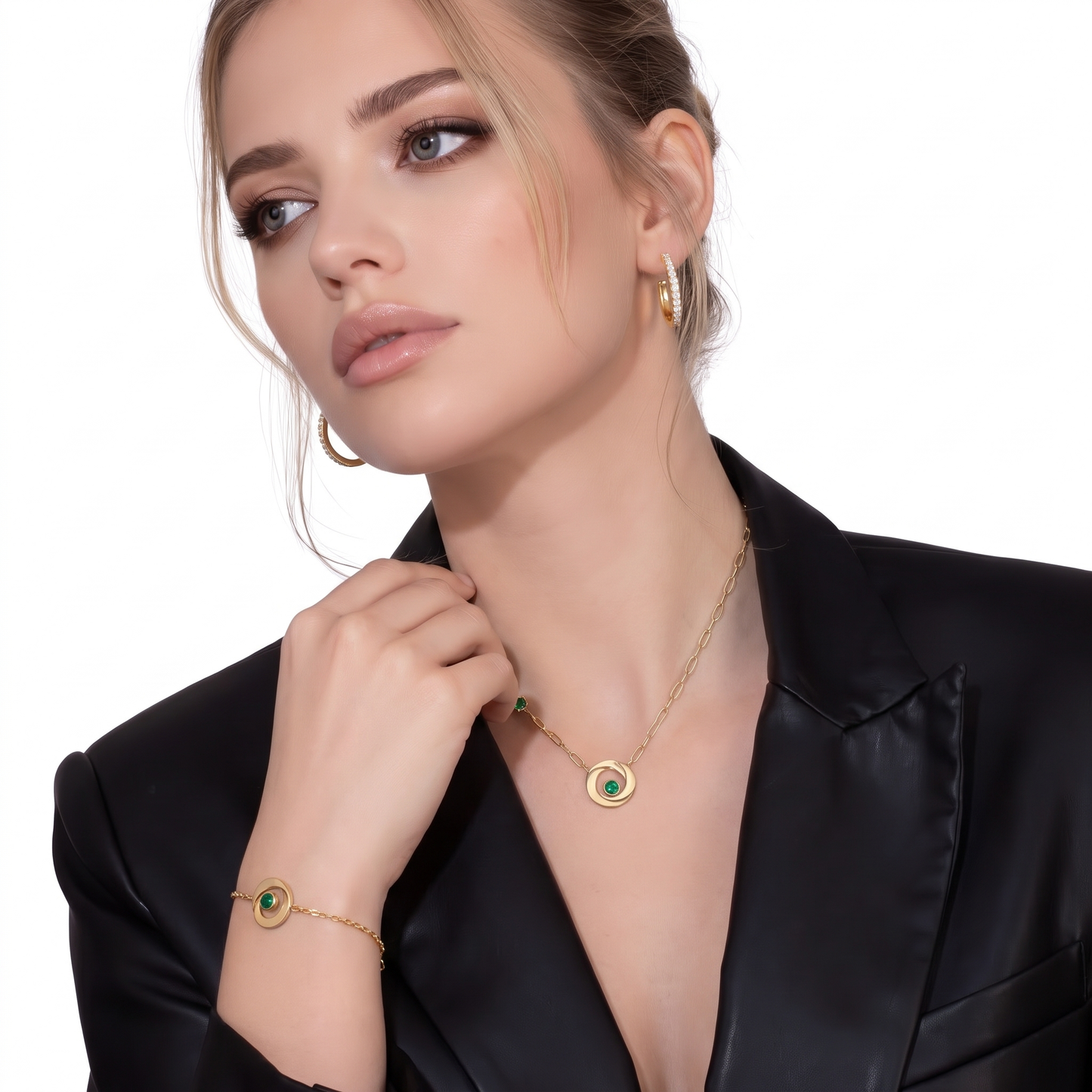 Kivra Zirconia Hoops