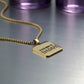 Inħobbok Daddy Necklace Gold