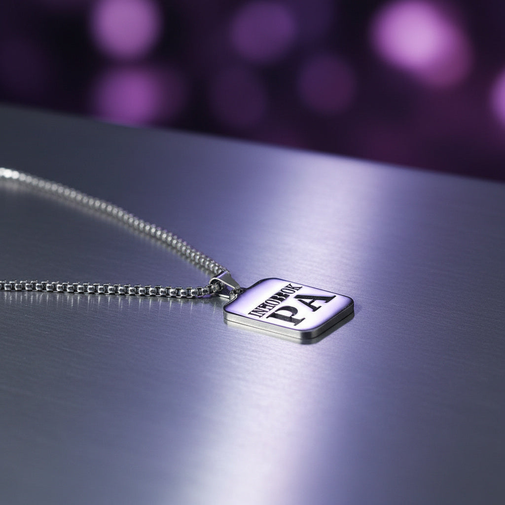 Inħobbok Pa Necklace Silver