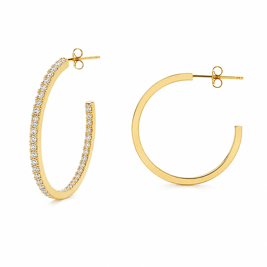 Kivra Zirconia Hoops
