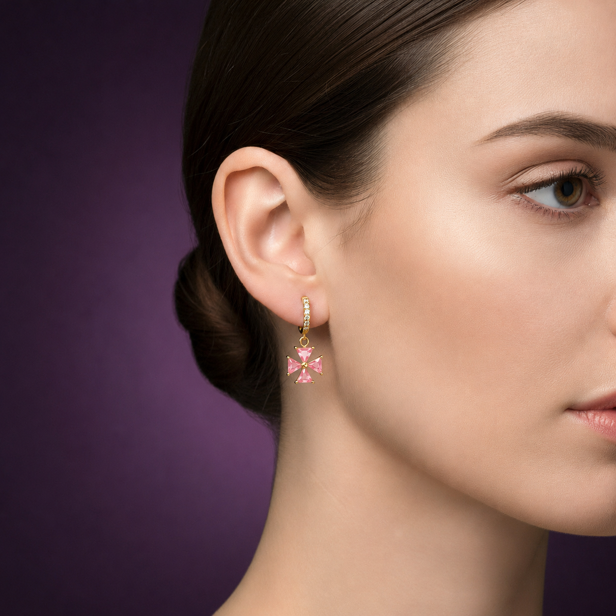 Kavallieri Roża Earrings
