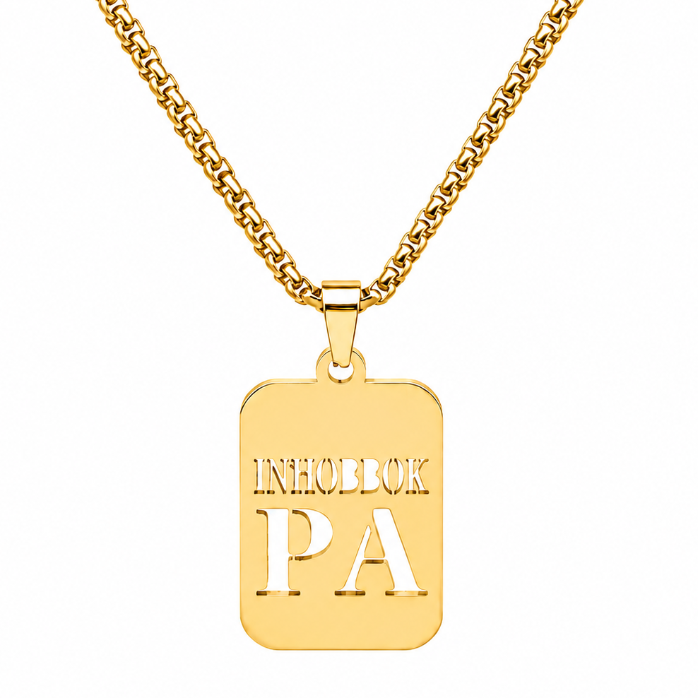 Inħobbok Pa Necklace Gold