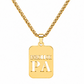 Inħobbok Pa Necklace Gold