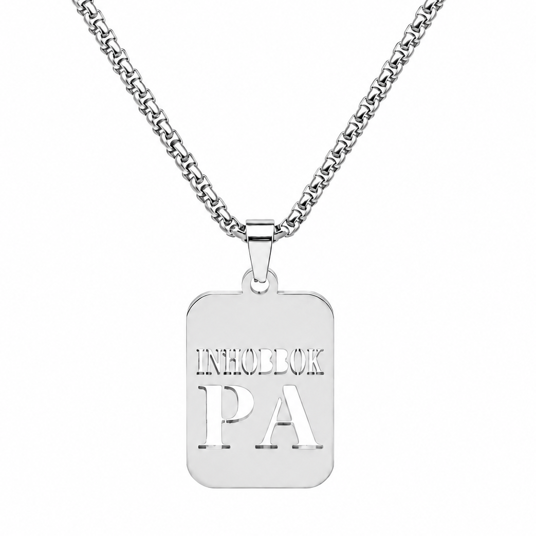 Inħobbok Pa Necklace Silver