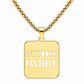 Inħobbok Daddy Necklace Gold