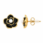 Petite Fleur Noire Studs