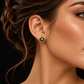 Petite Fleur Noire Studs