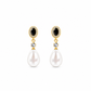 Angélique Noir Earrings - Bourga Collections