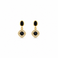 Petite Noir Earrings - Bourga Collections