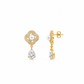 Juliette Blanc Earrings - Bourga Collections