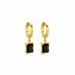 Le Cube Noir Earrings - Bourga Collections