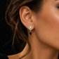 Juliette Noir Earrings - Bourga Collections
