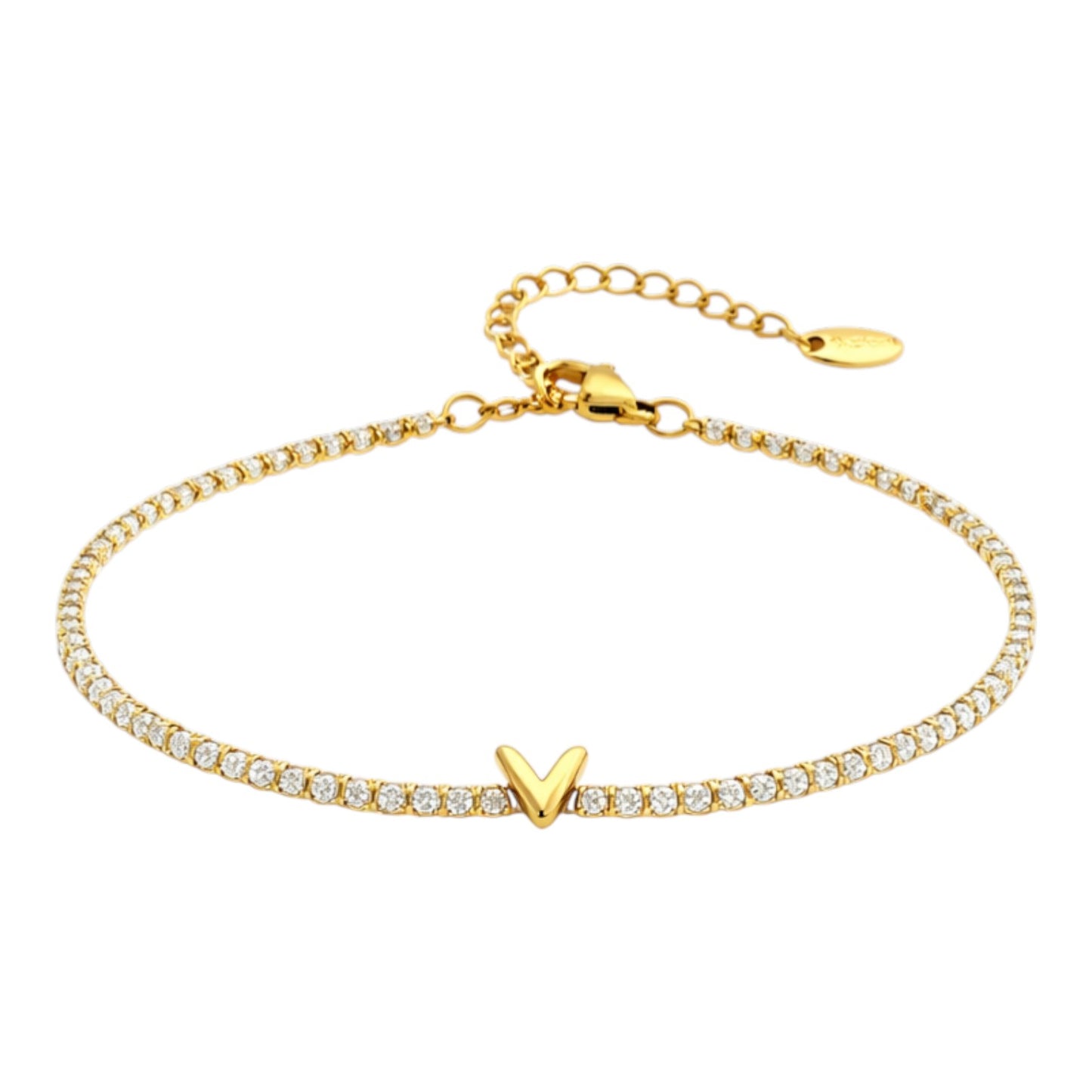 Initial Tennis Bracelets