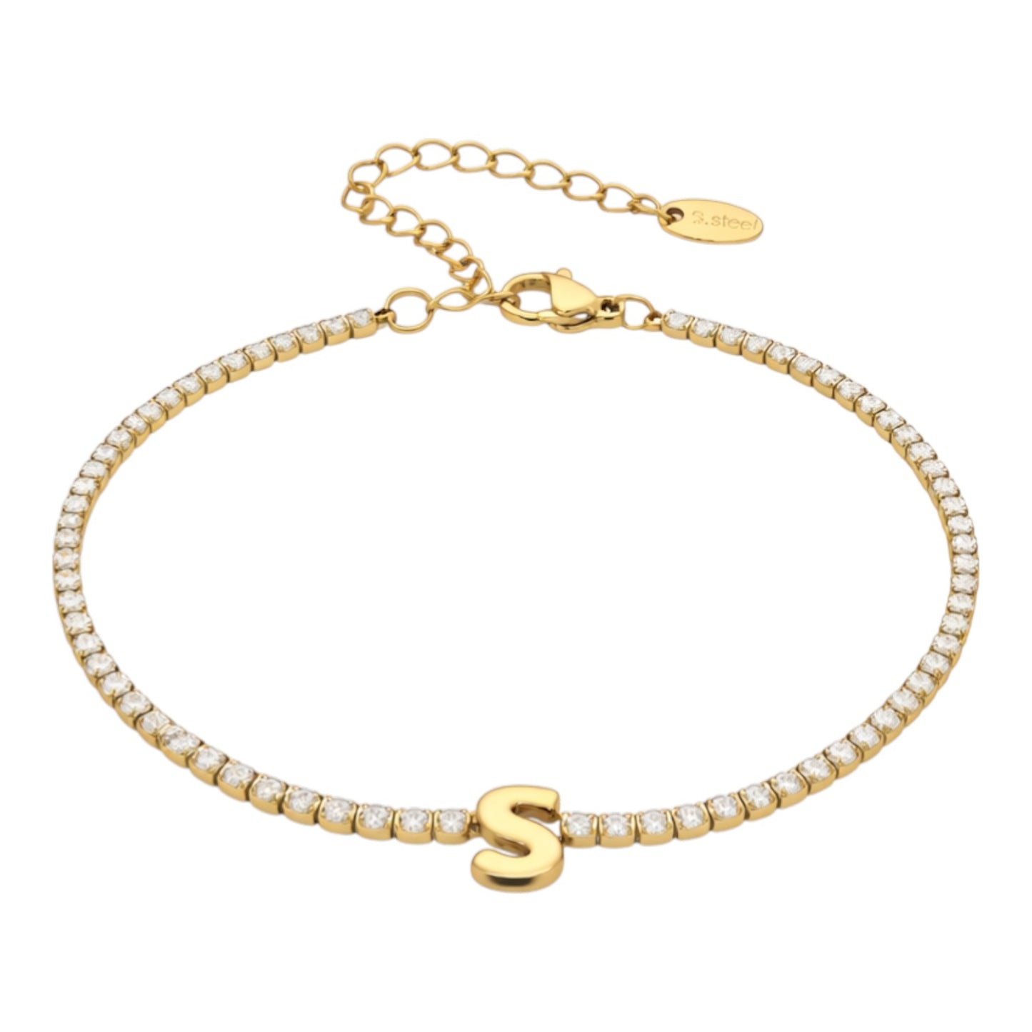 Initial Tennis Bracelets