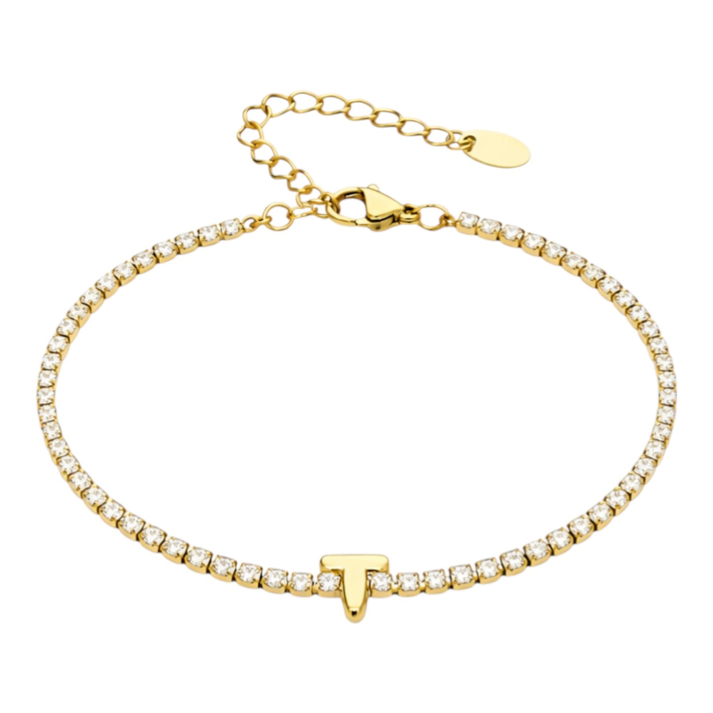 Initial Tennis Bracelets