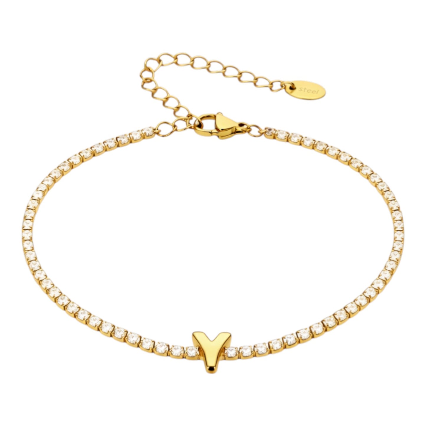 Initial Tennis Bracelets