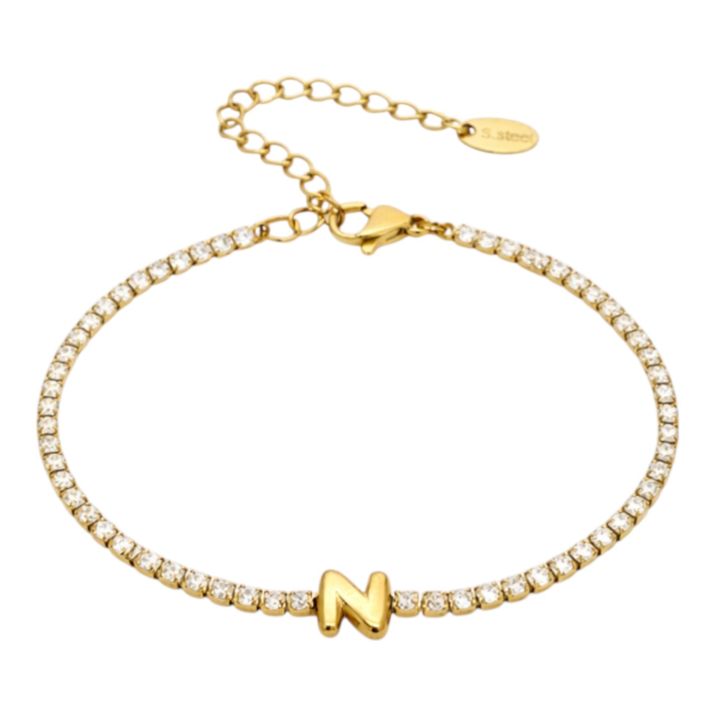 Initial Tennis Bracelets