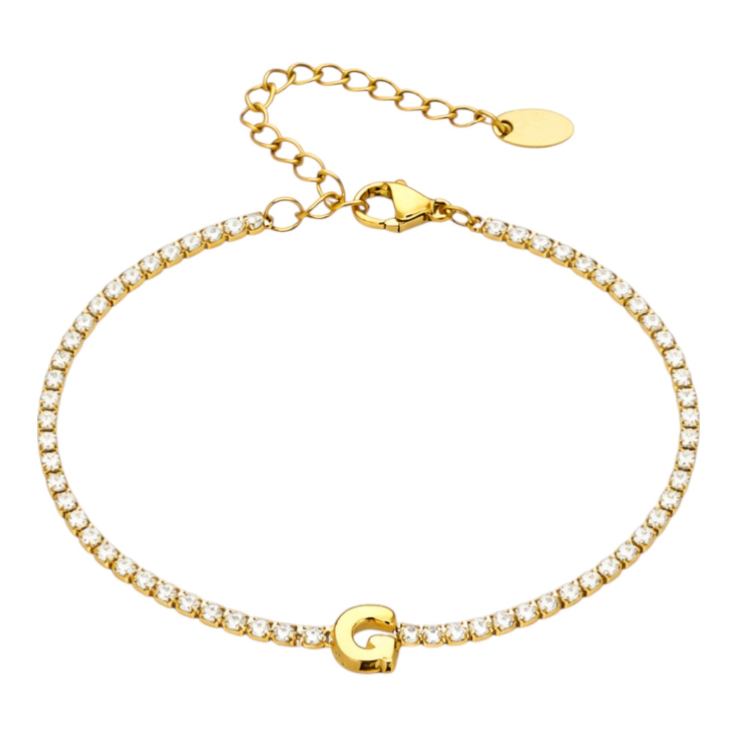 Initial Tennis Bracelets