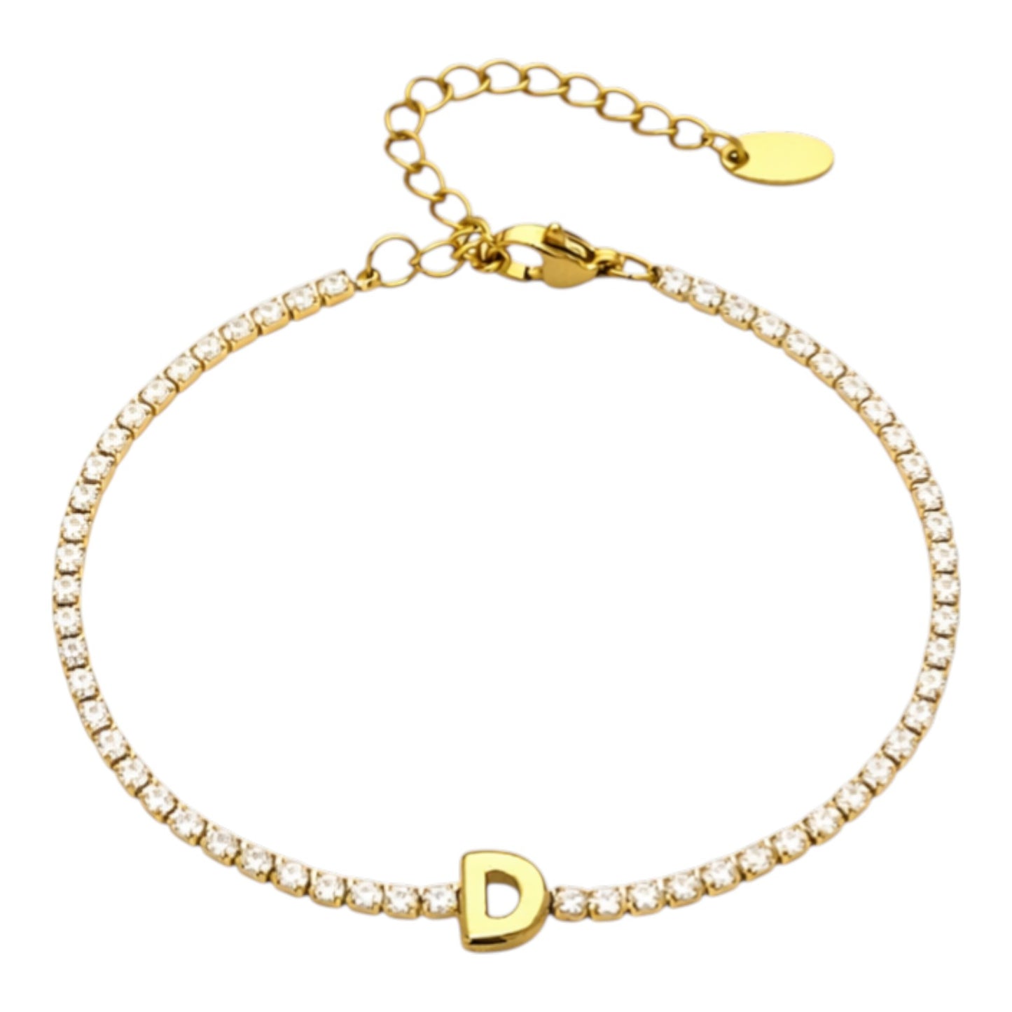 Initial Tennis Bracelets