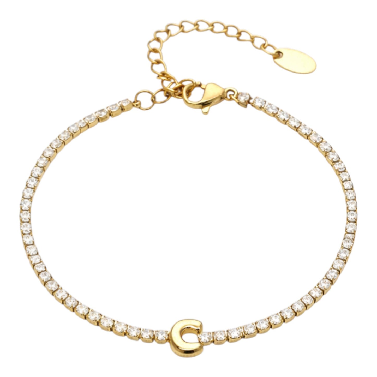 Initial Tennis Bracelets