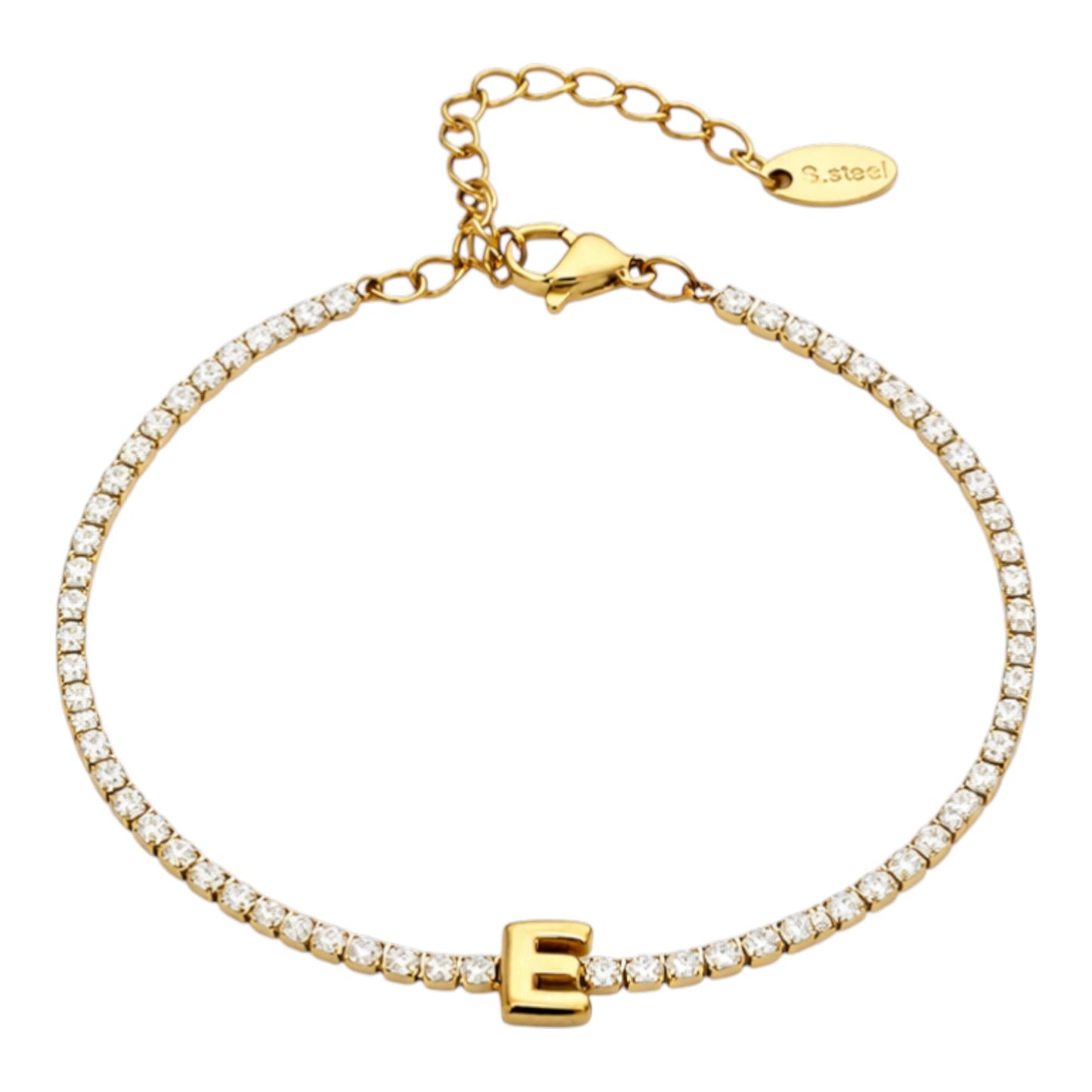 Initial Tennis Bracelets