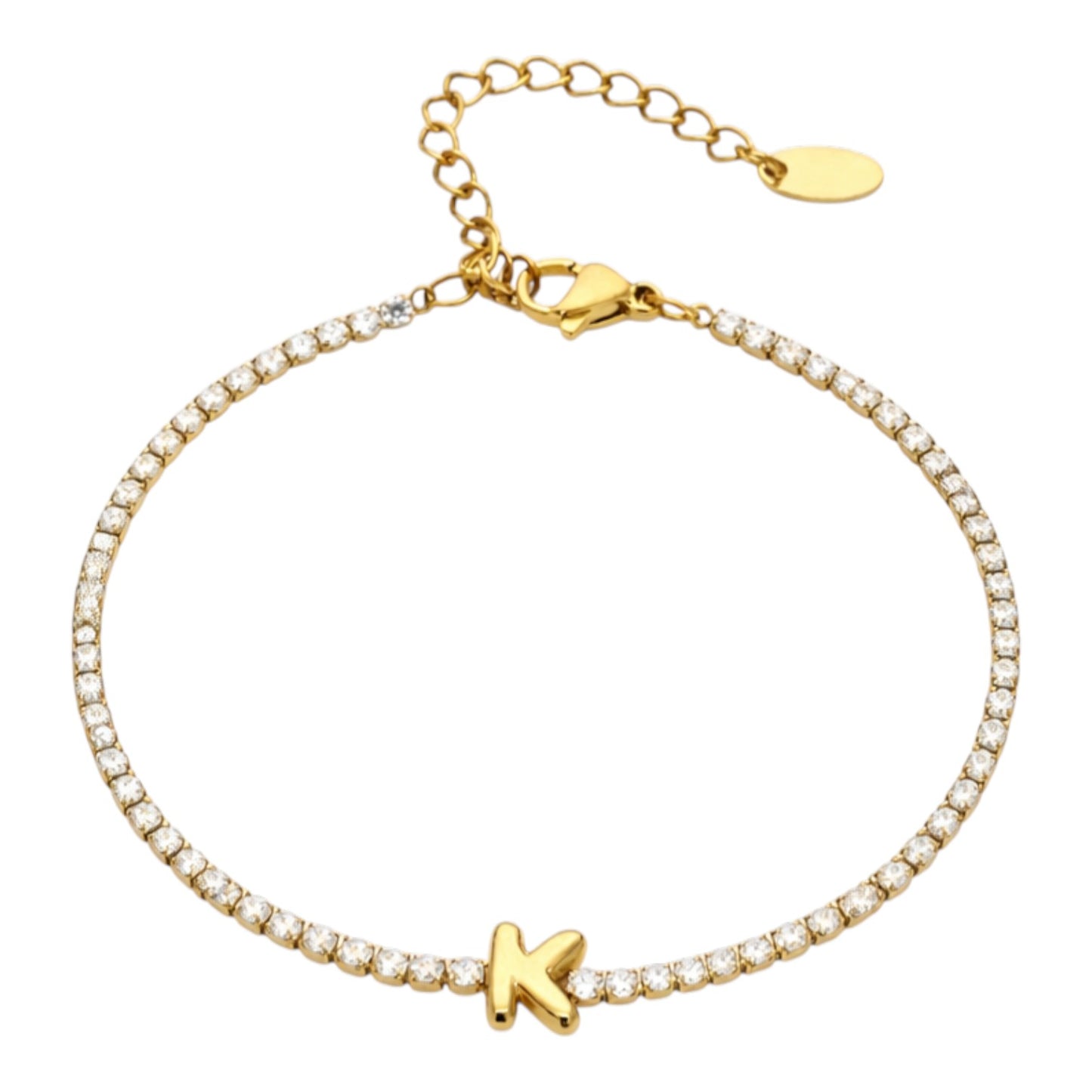 Initial Tennis Bracelets