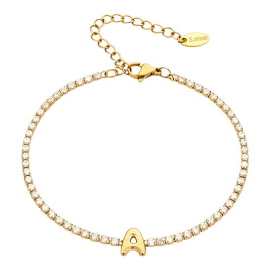 Initial Tennis Bracelets