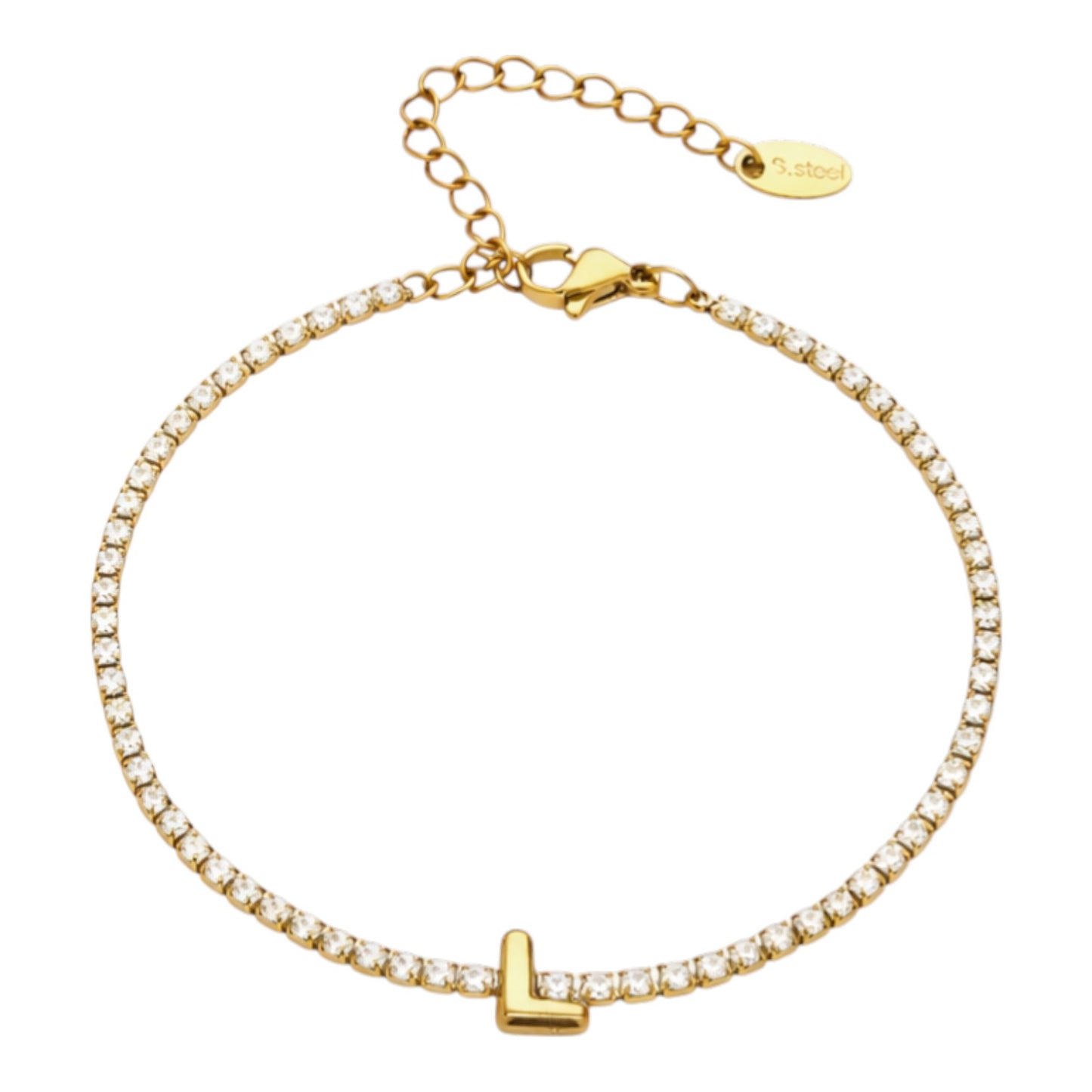 Initial Tennis Bracelets