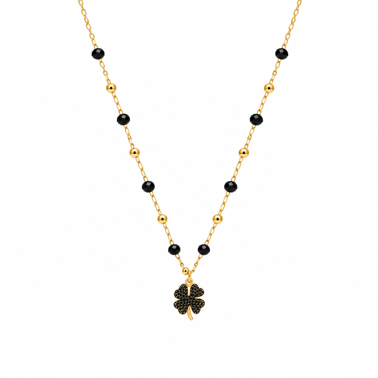 Belle Noir Necklace - Bourga Collections