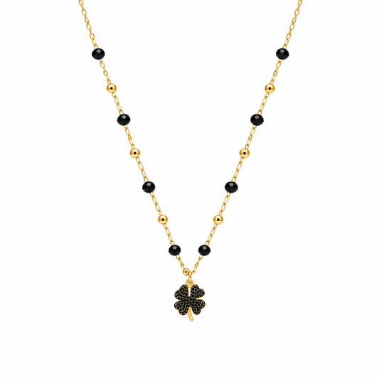 Belle Noir Necklace - Bourga Collections