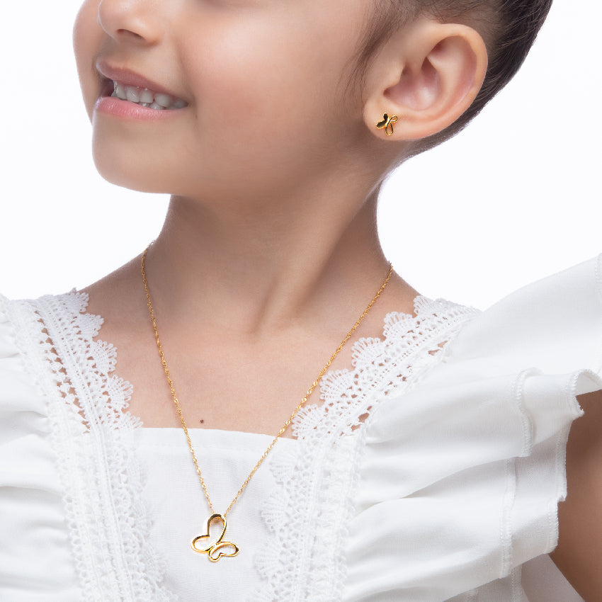 Innoċenza Butterfly Gold Set - Bourga Collections