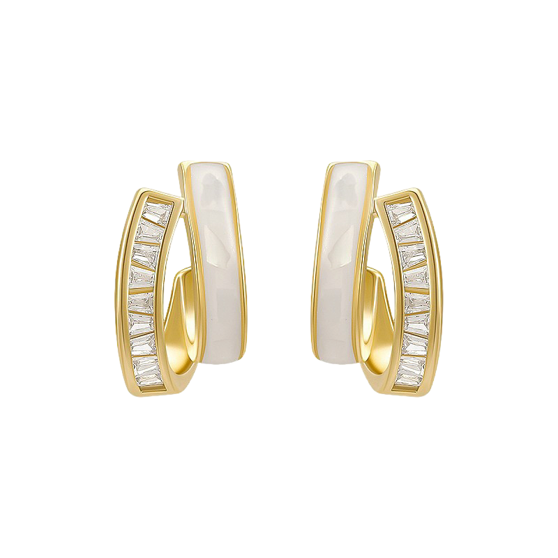 Bourga Bianca Earring Studs - Bourga Collections