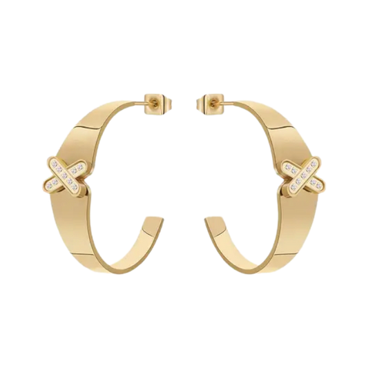 Luna Earring Hoops - Bourga Collections