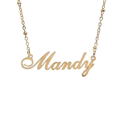 M Name Necklaces