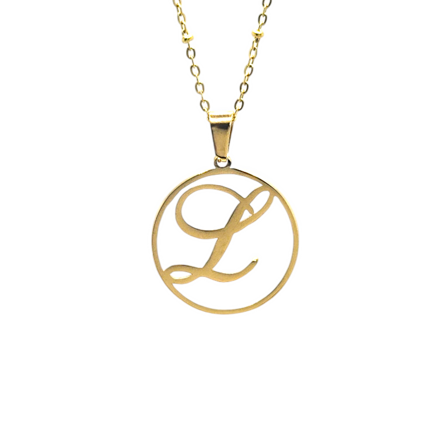 L Initial Necklace