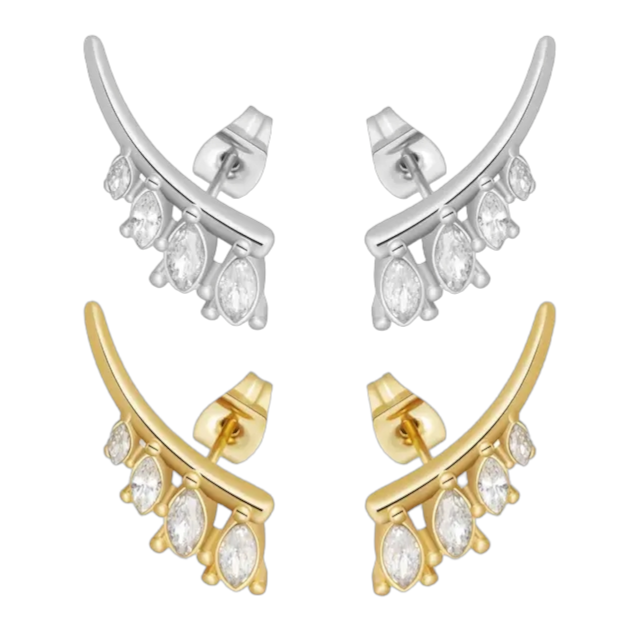 Ice Earring Studs - Bourga Collections