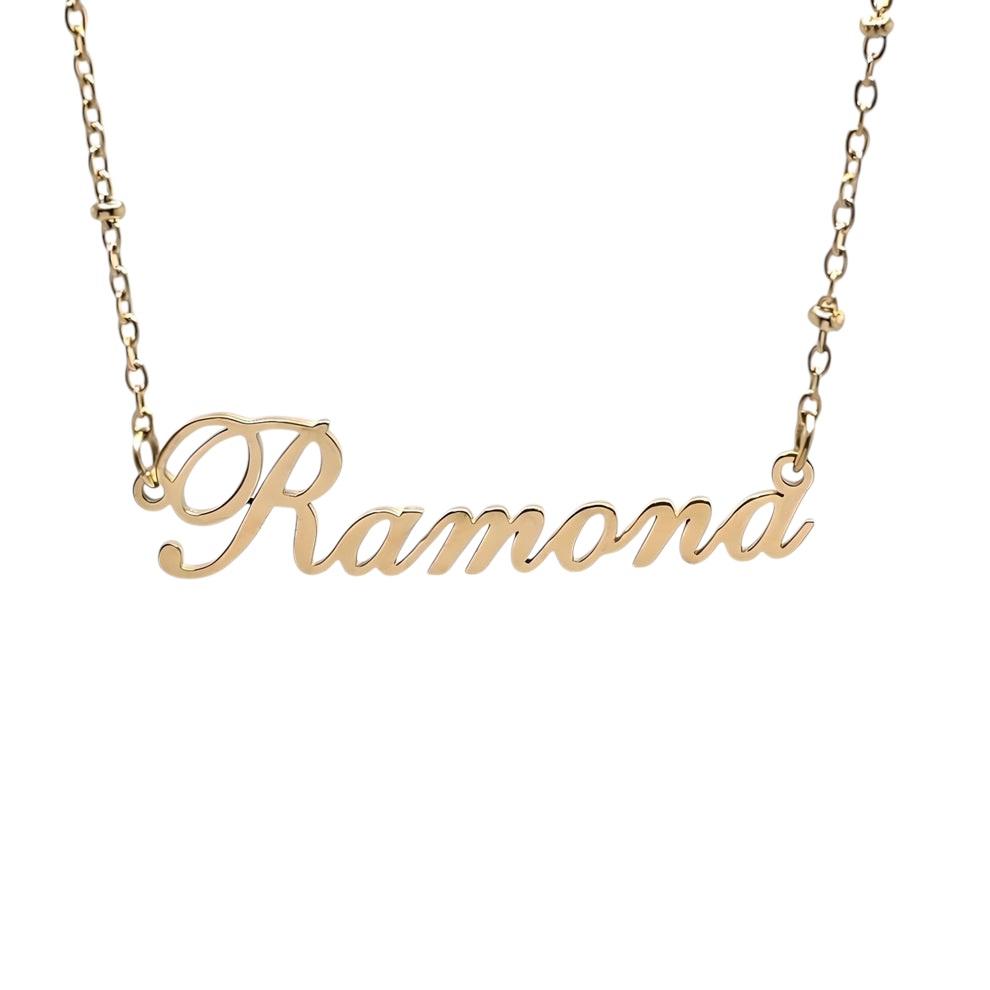 R Name Necklaces - Bourga Collections