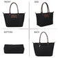 Le Meralis Tote Black