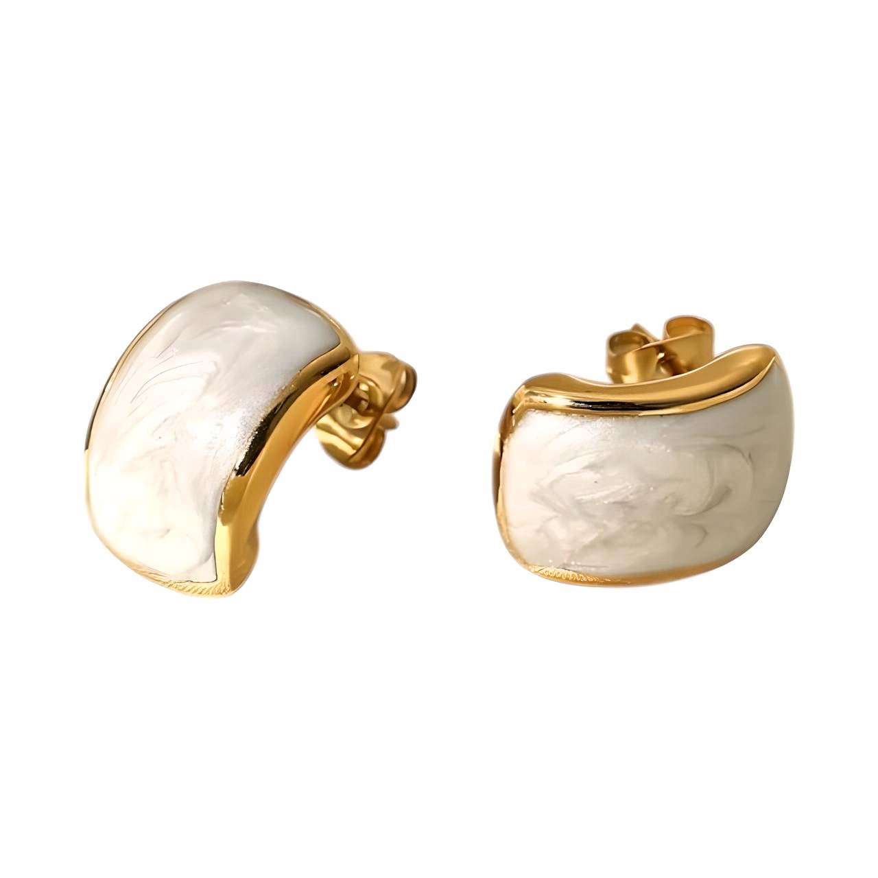 Bourga Nautilus Stud Earrings