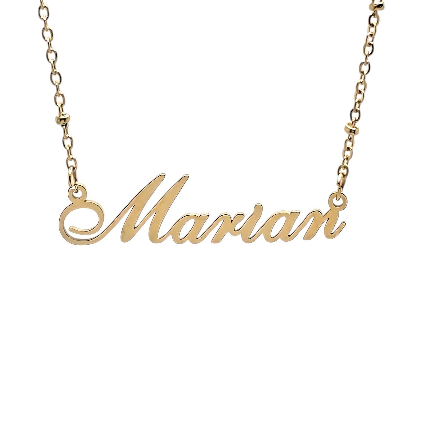 M Name Necklaces