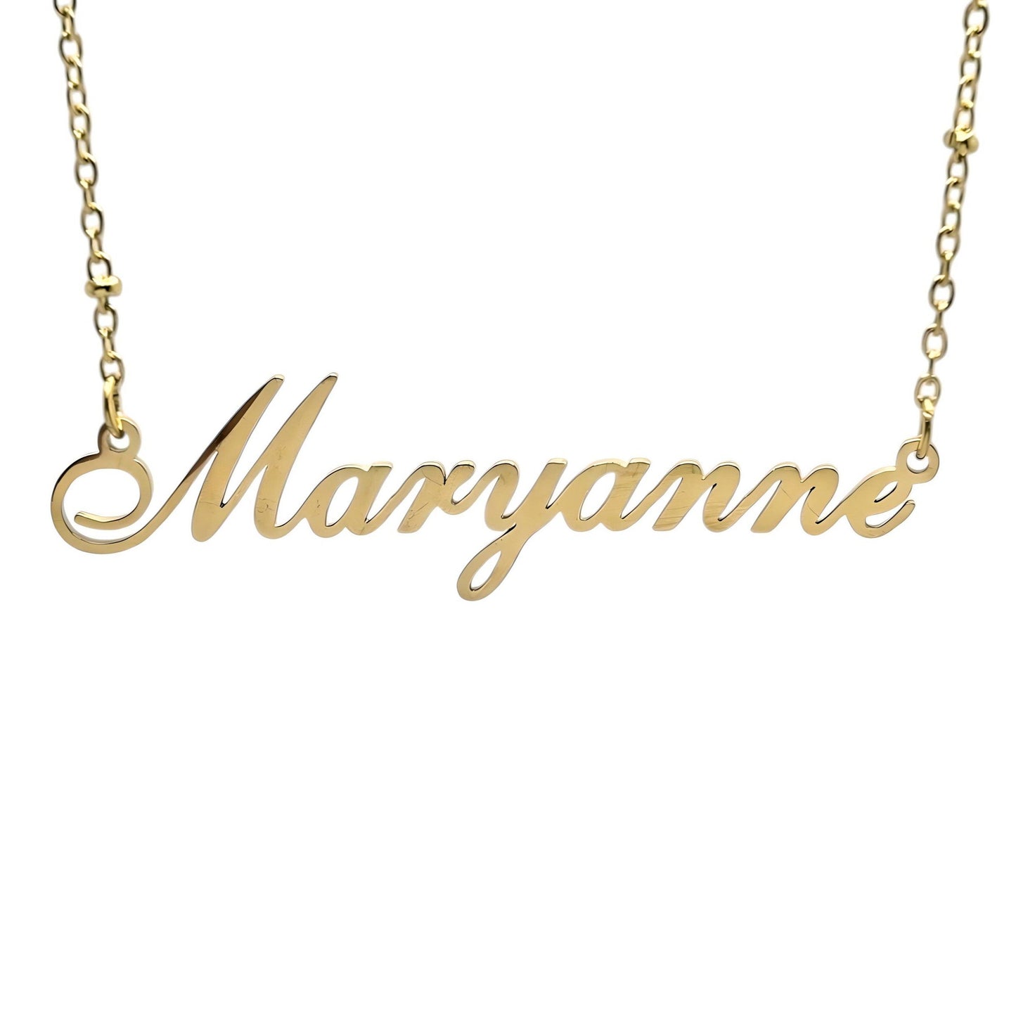 M Name Necklaces